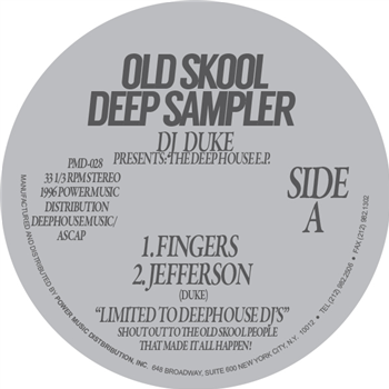 DJ Duke – Old Skool Deep Sampler - Power Music Records