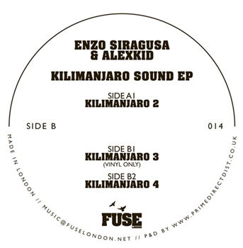 Enzo Siragusa & Alexkid - Kilimanjaro Sound EP - Fuse London