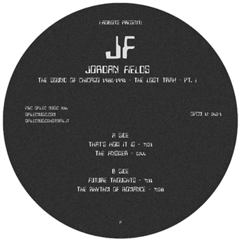 Jordan Fields The Sound of Chicago1986-1991 The Lost Trax Part 1 - Opilec Music