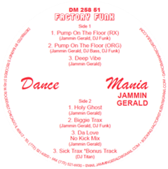 Jammin Gerald - Factory Funk - Dance Mania