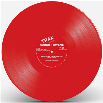 Robert Owens – Bring Down The Walls - Red Vinyl Repress - Trax