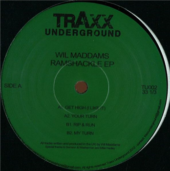 Wil Maddams – Ramshackle EP - TRAX UNDERGROUND