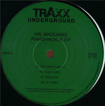 Wil Maddams – Ramshackle EP - TRAX UNDERGROUND Wil Maddams – Ramshackle EP - TRAX UNDERGROUND