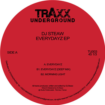 DJ Steaw – Evzerydayz EP - TRAX UNDERGROUND