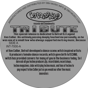 TERRENCE PARKER - TRIBUTE - INTANGIBLE RECORDS