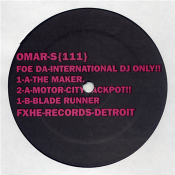Omar-S - 111 (2 x 12") - FXHE Records