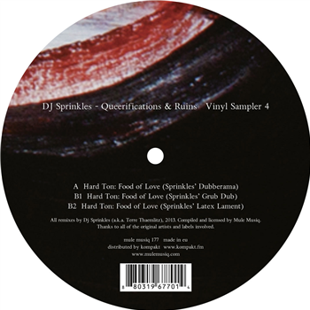 DJ Sprinkles - Queerifications & Ruins, Vinyl Sampler 4 - Mule Musiq