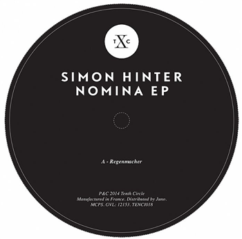 Simon HINTER - Nomina EP - Tenth Circle