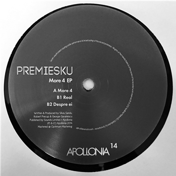 Premiesku – More 4 EP - APOLLONIA MUSIC