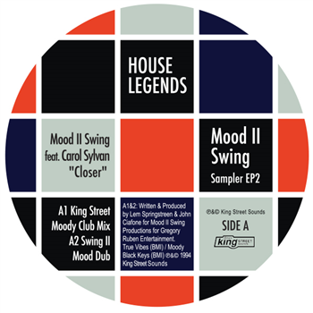 MOOD 2 SWING - HOUSE LEGENDS SAMPLER 2 - KING STREET SOUNDS MOOD 2 SWING - HOUSE LEGENDS SAMPLER 2 - KING STREET SOUNDS