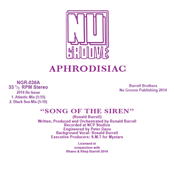APHRODISIAC - SONG OF THE SIREN - NU GROOV