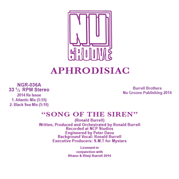 APHRODISIAC - SONG OF THE SIREN - NU GROOV APHRODISIAC - SONG OF THE SIREN - NU GROOV