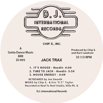 CHIP E - JACK TRAX EP - DJ INTERNATIONAL