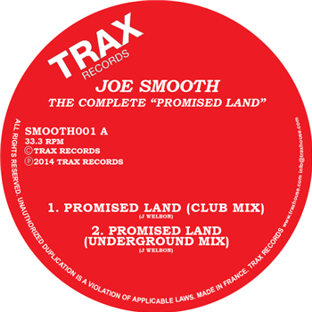 JOE SMOOTH - THE COMPLETE PROMISED LAND EP - Trax