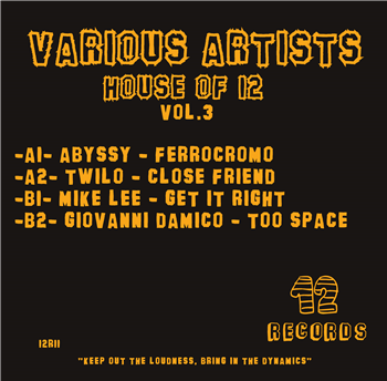 House Of 12 Vol.3 - Va - 12Records