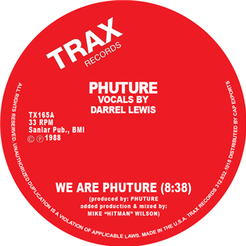 Phuture - We Are Phuture - Trax