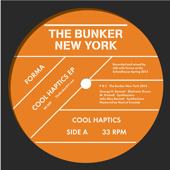 FORMA - COOL HAPTICS - THE BUNKER NEW YORK