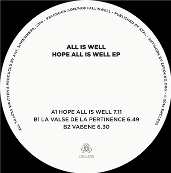 All Is Well - HOPE ALL IS WELL EP - Endless