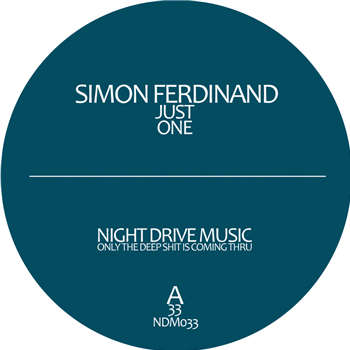 Simon Ferdinand - JUST ONE EP - Night Drive Music Simon Ferdinand - JUST ONE EP - Night Drive Music