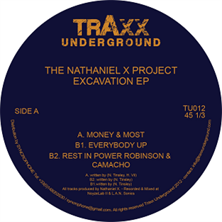 The Nathaniel X Project - Excavation EP - TRAXX UNDERGROUND