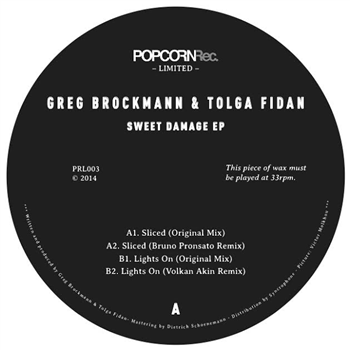 Greg Brockmann & Tolga Fidan – Sweet Damage EP - Popcorn Records