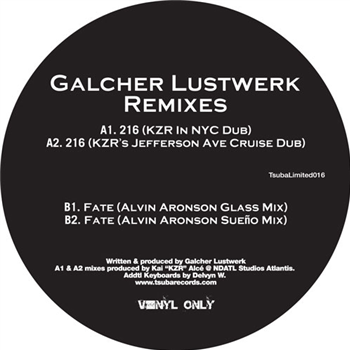 Galcher Lustwerk - Nu Day Remixes EP (Kai Alce & Alvin Aronson) - TSUBA LIMITED