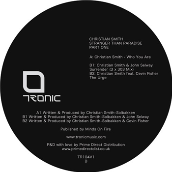 Christian Smith - Stranger Than Paradise (Part 1) - TRONIC