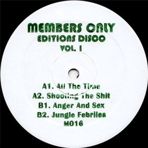 Members Only - EDITIONS DISCO VOL. 1 (2 X 12") - Members Only