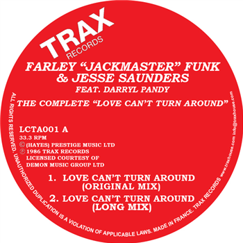 FARLEY JACKMASTER FUNK & JESSE SAUNDERS FEAT. DARRYL PANDY - (THE COMPLETE) LOVE CANT TURN AROUND - Trax