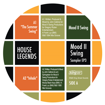MOOD II SWING - HOUSE LEGENDS : MOOD II SWING SAMPLER 3 - KING STREET SOUNDS
