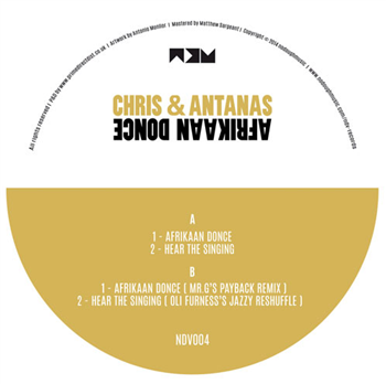 Chris & Antanas - Afrikaan Donce EP - NDV RECORDS