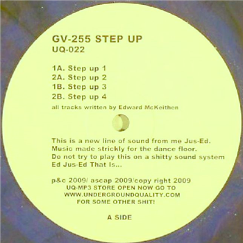 DJ JUS ED - GV 255 Step U - Underground Quality