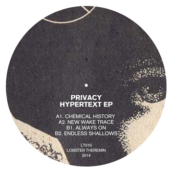 Privacy - Hypertext EP (Re-press on BEIGE & FADED-BLACK MARBLED VINY) - Lobster Theremin